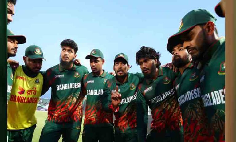تین ٹی 20 میچز سیریز، بنگلہ دیش ٹیم کا 10 رکنی اسکواڈ لاہور پہنچ گیا