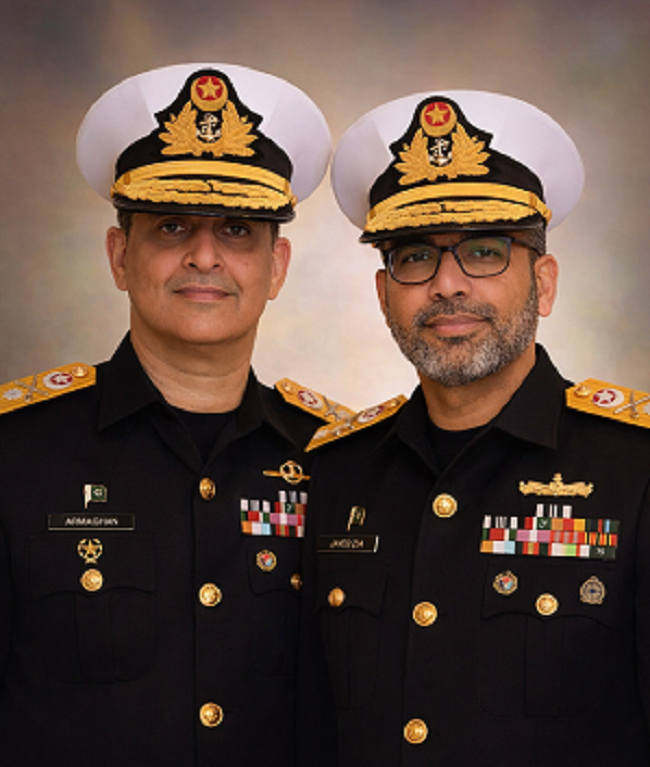Pakistan Navy پاک بحریہ کے دو افسران کی ریئر ایڈمرل کے عہدے پر ترقی.png