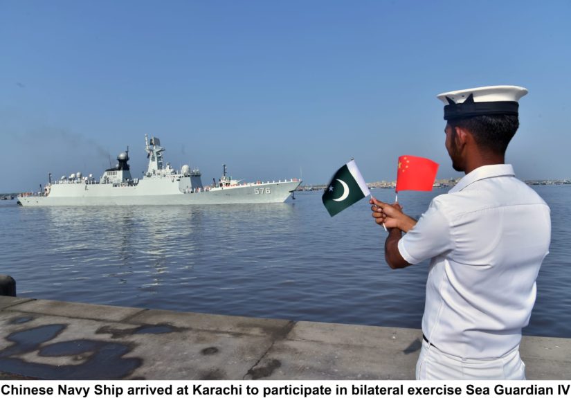 پاک بحریہ نے پی ایل اے (نیوی)کے جہاز داچنگ کا دو طرفہ مشق سی گارڈین-Pak NAvy