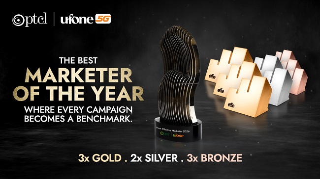 PTCL & Ufone crowned ‘Effective Marketer of the Year پی ٹی سی ایل اور یوفون نے ایفّی ایوارڈز میں 8 اعزازات