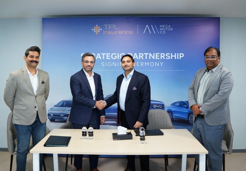 میگا موٹر کمپنی اور ٹی پی ایل انشورنس کا اشتراک، BYD صارفین کو MMC Care کے تحت جامع تحفظ حاصل ہوگا