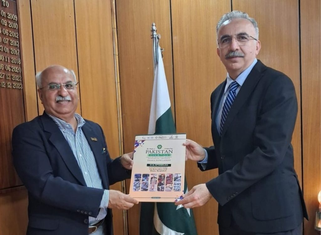 نمائش کا مقصد پاکستانی مصنوعات کو عالمی سطح پر متعارف کروانا ہے، خورشید برلاس