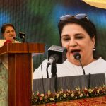 چیئرپرسن بینظیر انکم سپورٹ پروگرام سینیٹر روبینہ خالد کی مظفرآباد میں منعقدہ زرعی کانفرنس 2026 میں شرکت