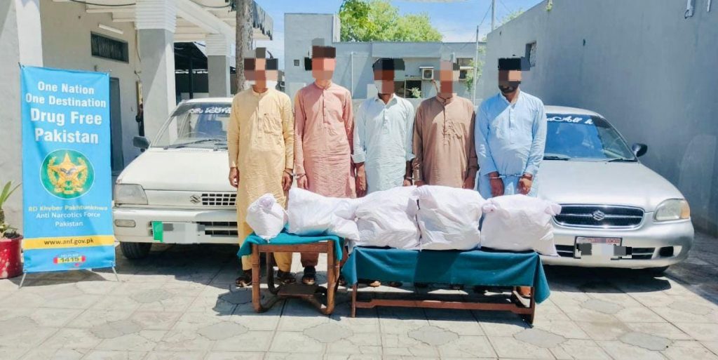 ے این ایف کا ملک کے مختلف شہروں میں منشیات اسمگلنگ کے خلاف کریک ڈاؤن