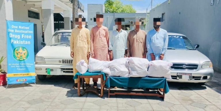 ے این ایف کا ملک کے مختلف شہروں میں منشیات اسمگلنگ کے خلاف کریک ڈاؤن