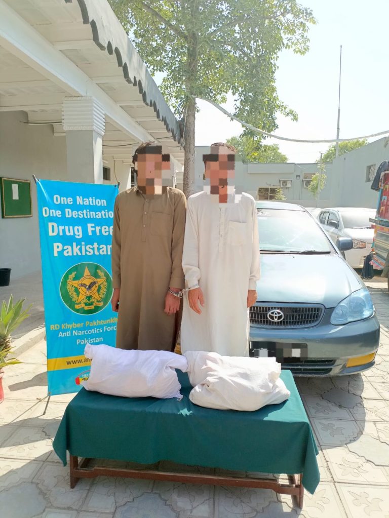 اے این ایف کا تعلیمی اداروں کے اطراف اورملک کے مختلف شہروں میں منشیات اسمگلنگ کے خلاف کریک ڈاؤن۔